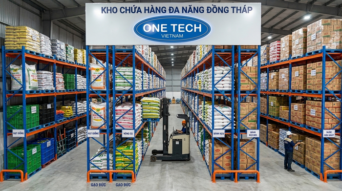 Kệ pallet Selective cho kho nhiều mã hàng tại Đồng Tháp
