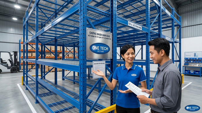 Bàn giao hệ thống kệ kho thông minh tại Đồng Tháp