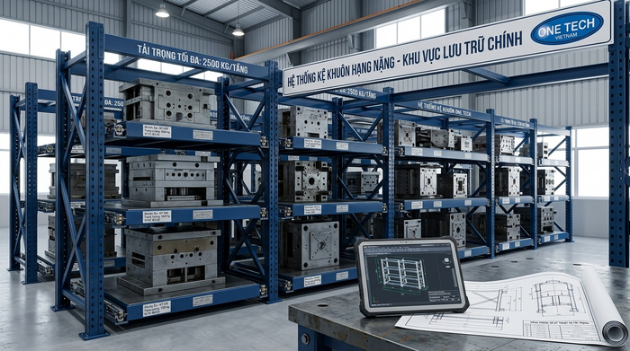 Báo giá kệ khuôn theo thiết kế kỹ thuật Báo giá kệ khuôn Đồng Tháp theo bản vẽ và tải trọng thực tế