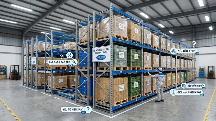 FAQ về kệ Push Back tại Đồng Tháp Câu hỏi thường gặp khi lắp đặt Kệ Push Back Đồng Tháp