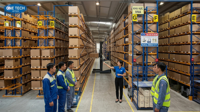 Đào tạo vận hành kệ VNA và kệ Narrow Aisle tại Đồng Tháp