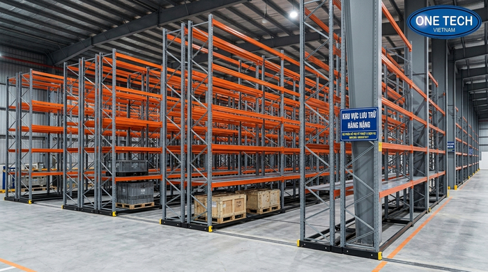 OneTech Group đồng hành cùng doanh nghiệp Đồng Tháp Dự án kệ kho hàng do OneTech triển khai
