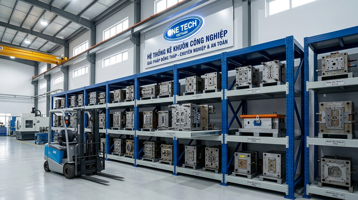 Kệ Khuôn Đồng Tháp cho nhà xưởng sản xuất Tổng quan hệ thống kệ khuôn Đồng Tháp trong nhà xưởng sản xuất