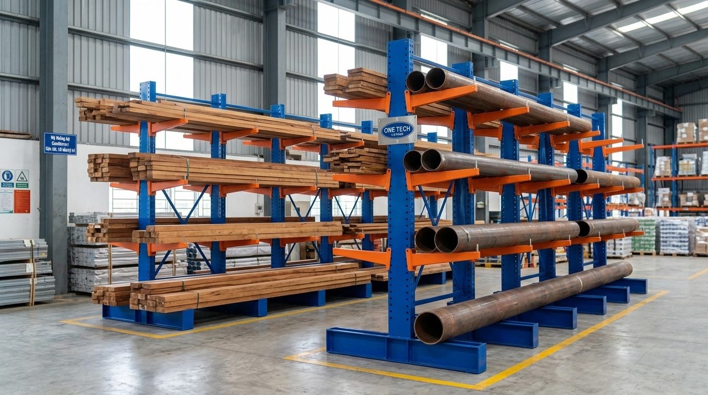Kệ tay đỡ chống ẩm phù hợp kho hàng miền Tây và khu vực Đồng Tháp