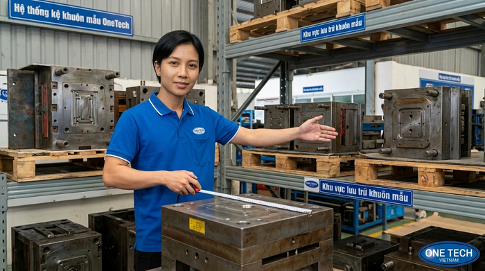 Khảo sát khuôn trước khi thiết kế kệ Khảo sát kích thước khuôn trước khi lắp đặt kệ khuôn Đồng Tháp
