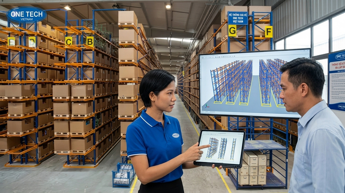 Tư vấn thiết kế và lắp đặt Kệ Narrow Aisle Đồng Tháp bởi Kệ kho hàng Đồng Tháp