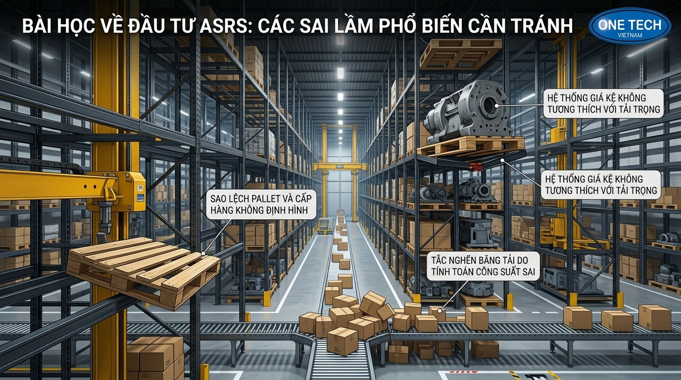 Các lỗi cần tránh khi đầu tư kệ kho ASRS Đồng Tháp