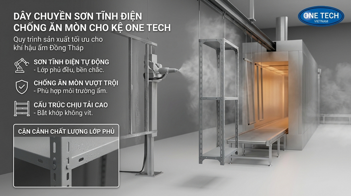 Quy trình sơn tĩnh điện chống ăn mòn cho kệ sắt V lỗ Quy trình sơn tĩnh điện chống ăn mòn cho kệ sắt V lỗ
