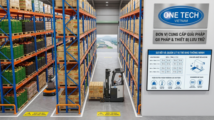 Sơ đồ quản lý kho thông minh tại Đồng Tháp