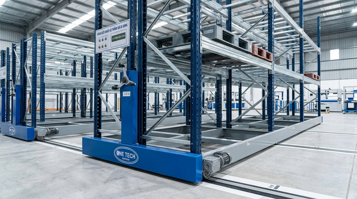 Thông số kỹ thuật kệ kho di động Đồng Tháp cần kiểm tra
