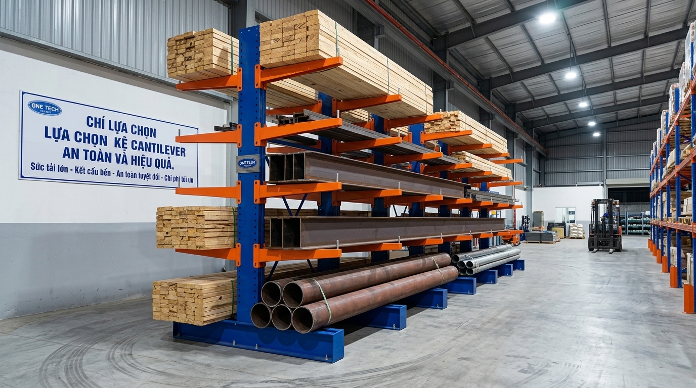 Tiêu chí chọn kệ tay đỡ Đồng Tháp an toàn cho kho hàng