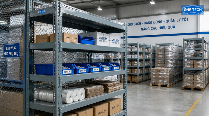 Kệ sắt v lỗ chịu ẩm cho kho phụ trợ Đồng Tháp