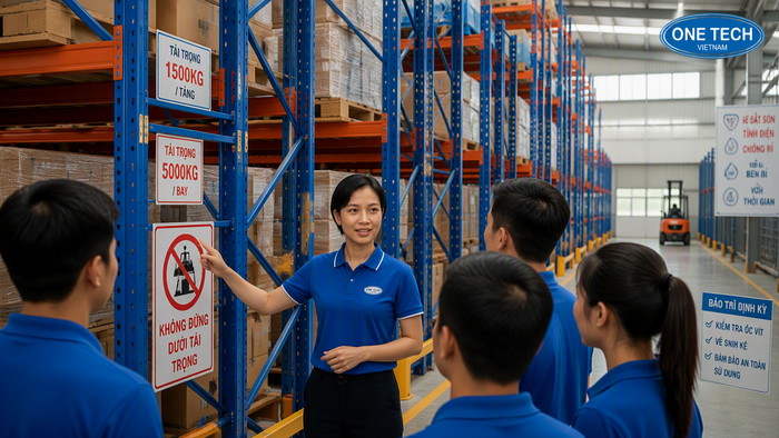 Sơn tĩnh điện chống rỉ cho kệ kho hàng Đồng Tháp