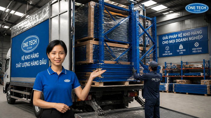 Vận chuyển kệ kho logistics Đồng Tháp bằng xe tải chuyên dụng