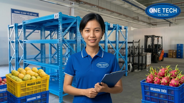 Kệ trung tải cho kho nông sản Đồng Tháp giúp hàng hóa thông thoáng